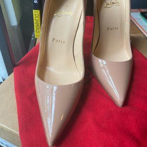 Kate Nude Patent Christian Louboutin Size 6